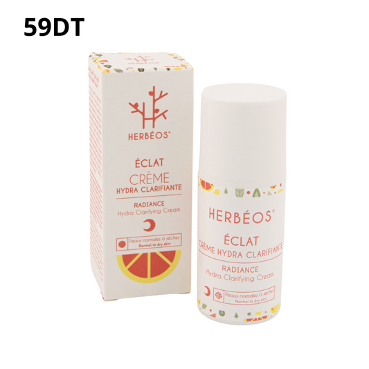 HERBÉOS™ | Crème Hydra Clarifiante Éclat Nuit Peaux Normales à Sèches 40 ml