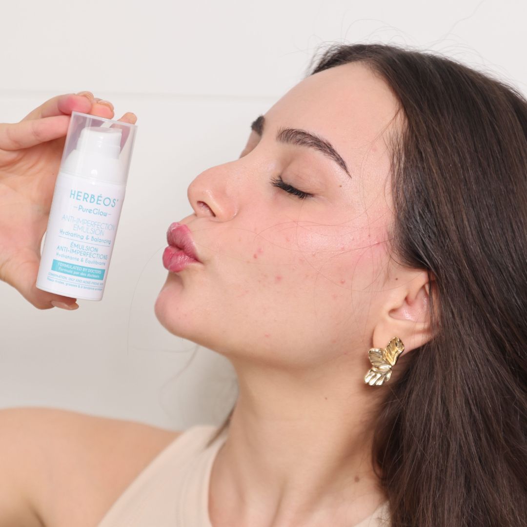HERBÉOS™ | Émulsion Oil-Free Hydratante & Équilibrante 40 ml Pure Glow