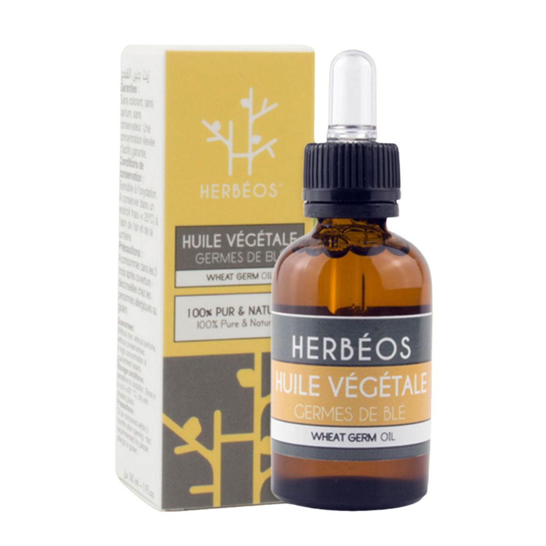 Huile De Germe De Blé Bio Vierge Pure - 100 Ml - Produit De France - Neuf
