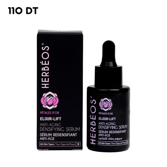 HERBÉOS™ | Elixir Lift – Sérum Redensifiant Anti-Âge Pétales d'Or 30 ml