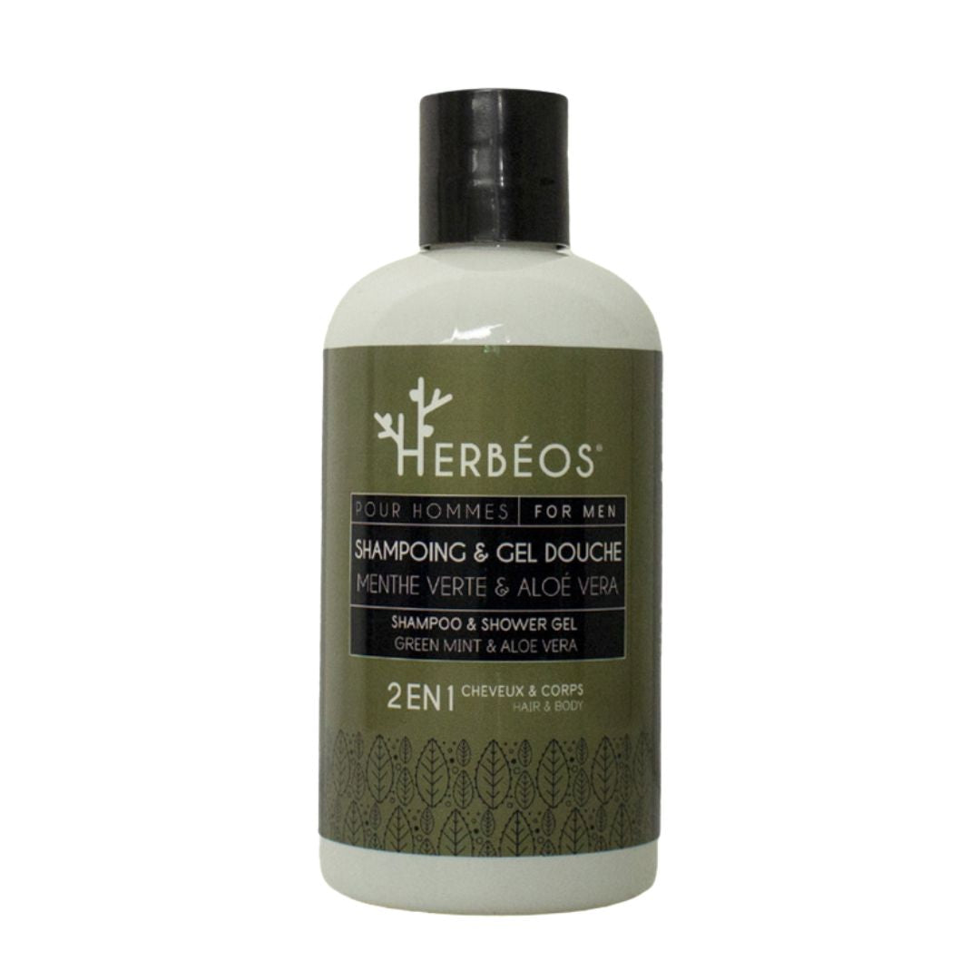 HERBÉOS™ | Shampoing & Gel Douche Homme (2 en 1) 250 ml