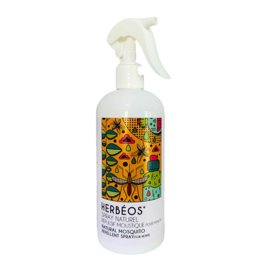 HERBÉOS™ | Spray Naturel Répulsif Moustique pour Maison 400 ml