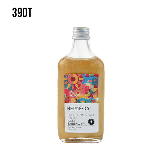 HERBÉOS™ | Huile de bronzage nacrée 100 ml