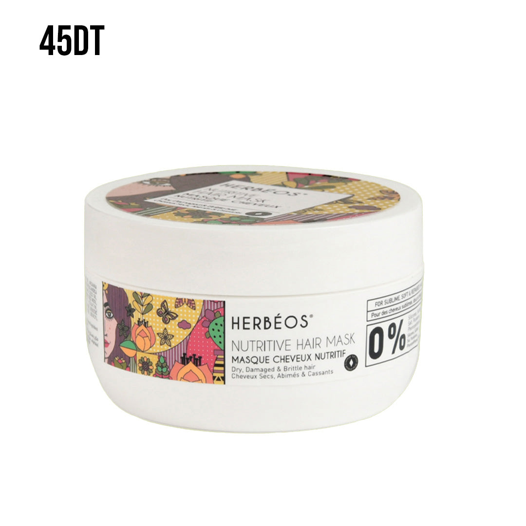 HERBÉOS™ | Masque Nutritif Cheveux secs, Abimés & Cassants 250 ml