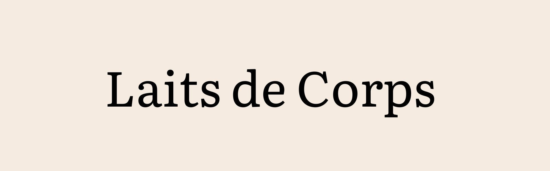 Laits de Corps
