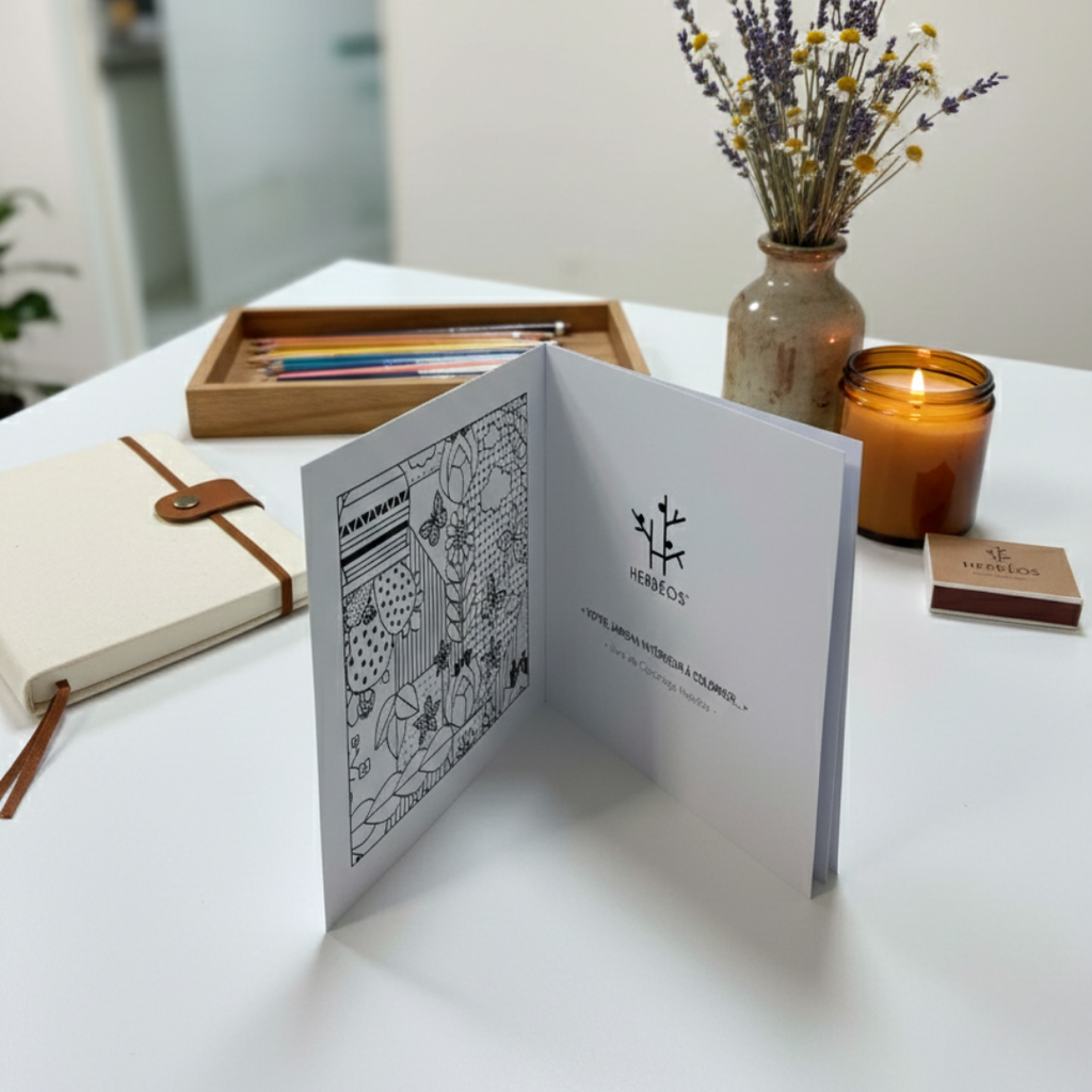 HERBÉOS™ | Livre de coloriage Art-thérapie
