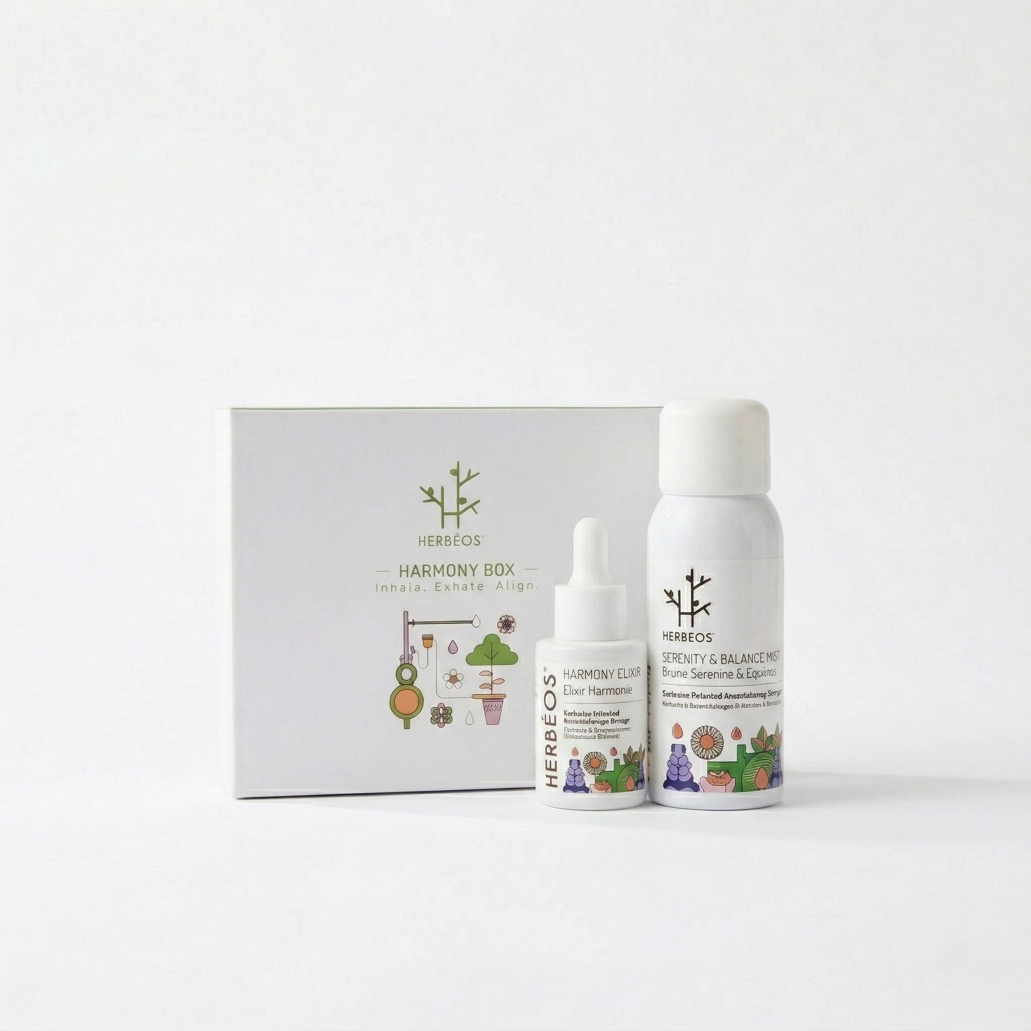 HERBÉOS™ | Coffret Cadeau "Harmony Box" Aromathérapie