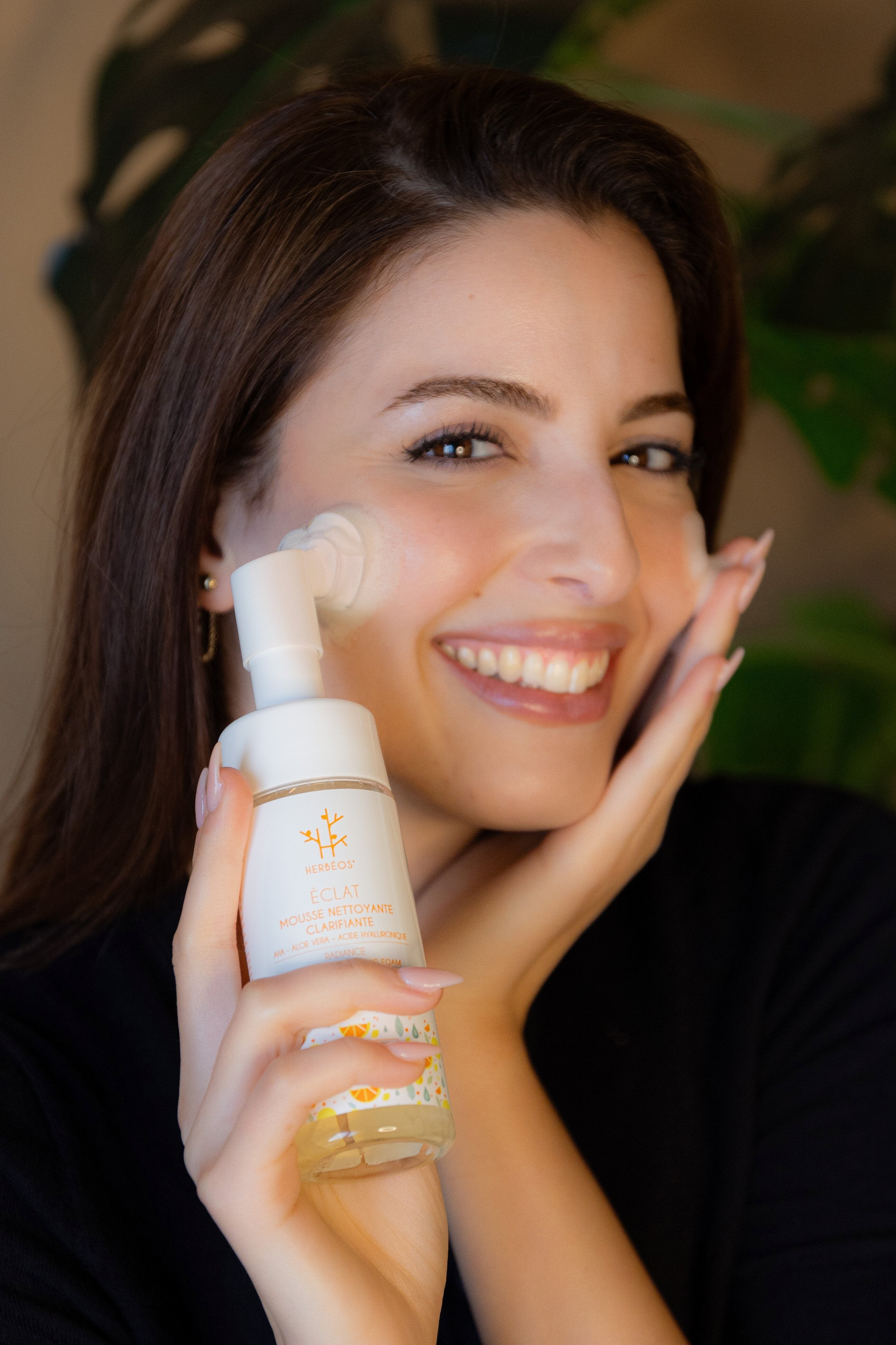 HERBÉOS™ | Mousse Nettoyante Clarifiante Éclat 170 ml