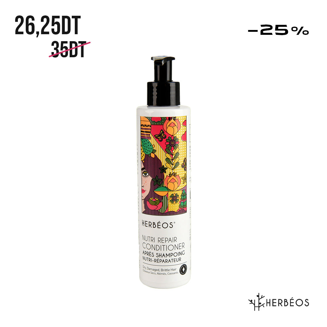 HERBÉOS™ |  Après Shampoing Nutri Réparateur Cheveux Secs 200 ml