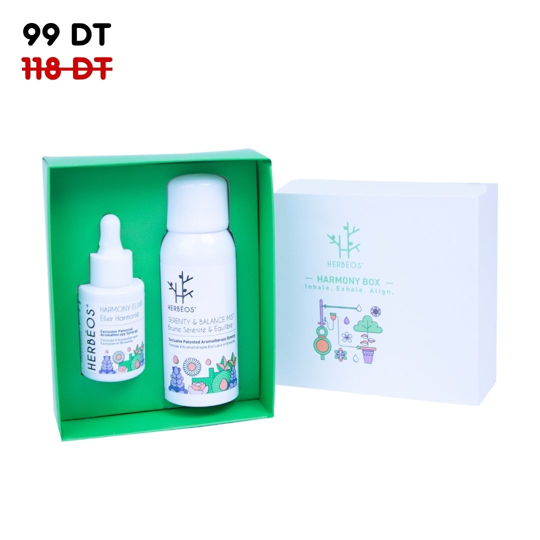 HERBÉOS™ | Coffret Cadeau "Harmony Box" Aromathérapie