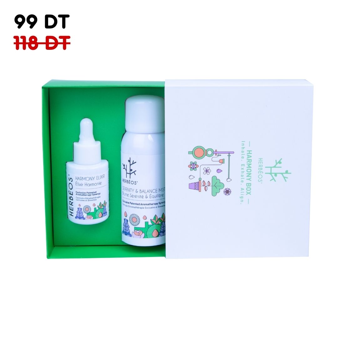 HERBÉOS™ | Coffret Cadeau "Harmony Box" Aromathérapie
