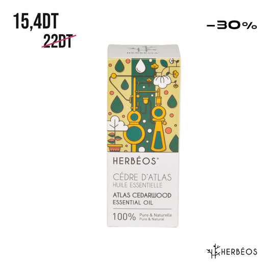 HERBÉOS™ | Huile Essentielle De Cèdre d'Atlas 5 ml