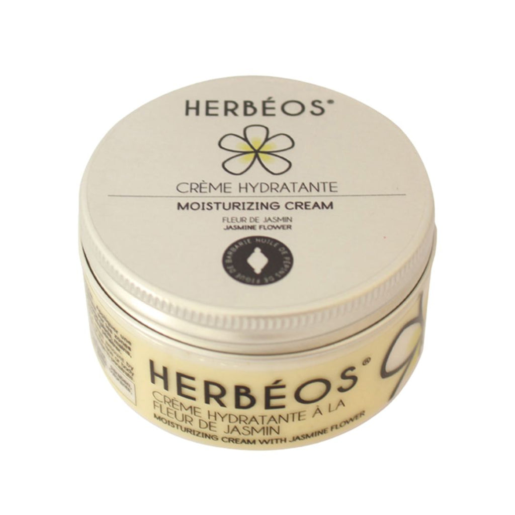 Pot de Crème Hydratante Corps, Mains & Pieds à la Fleur de Jasmin Herbéos