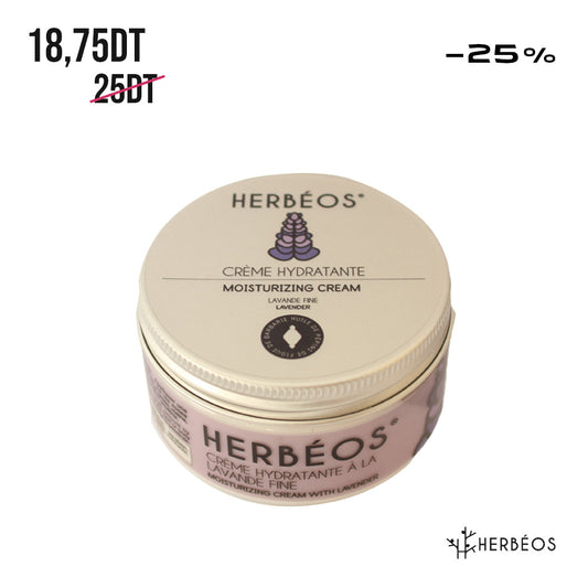 HERBÉOS™ | Crème Hydratante Corps & Mains & Pieds À La Lavande Fine 100 ml