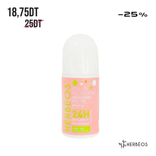 HERBÉOS™ |  Déodorant roll-on éclaircissant 50 ml