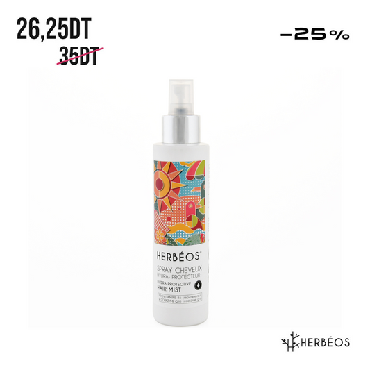 HERBÉOS™ | Spray Cheveux Hydra-protecteur (Provitamine B5 & coenzyme Q10) 150 ml