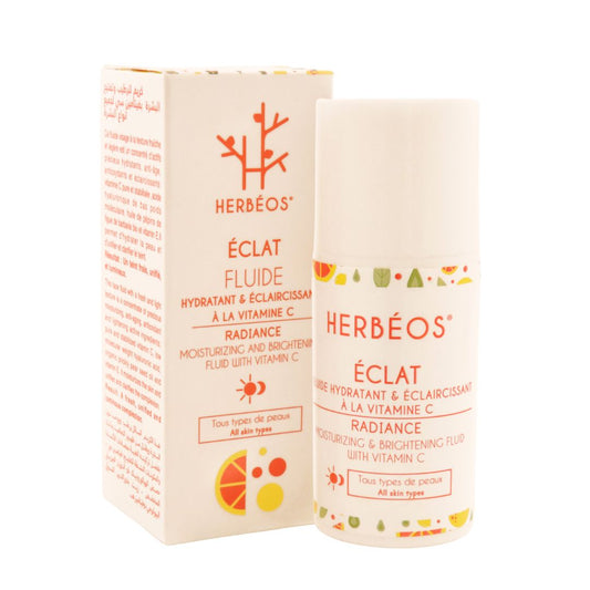 HERBÉOS™ | Fluide Clarifiant Éclat à la Vitamine C Hydratant Eclaircissant 40 ml