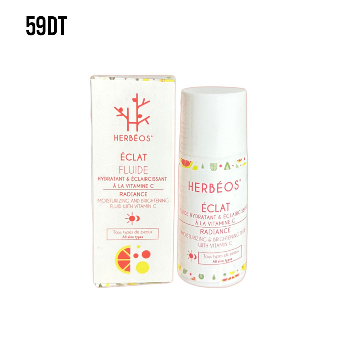 HERBÉOS™ | Fluide Clarifiant Éclat à la Vitamine C Hydratant Eclaircissant 40 ml