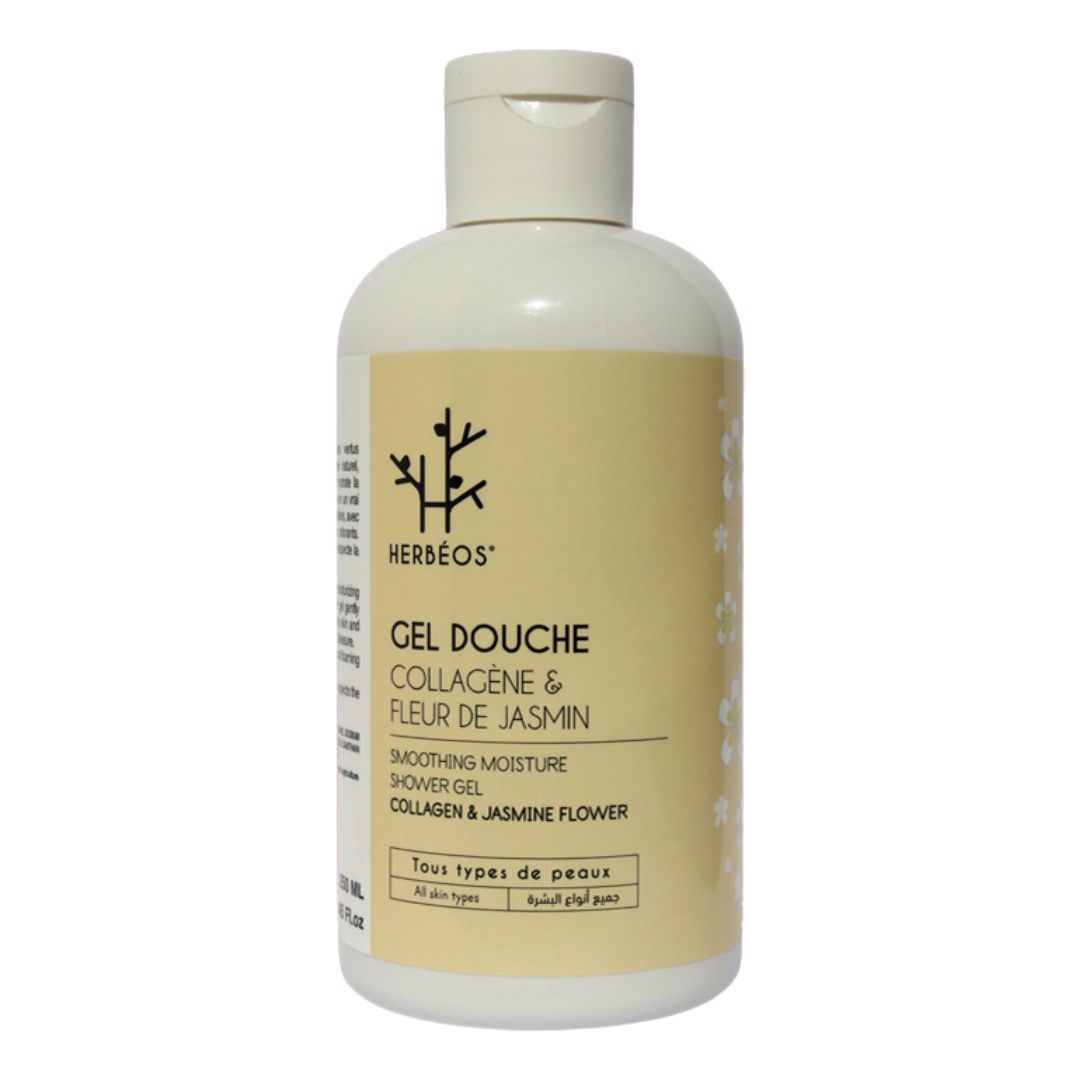HERBÉOS™ | Gel Douche Velours Collagène Fleurs de Jasmin 250 ml