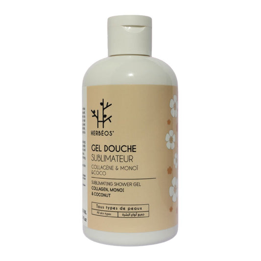 HERBÉOS™ | Gel Douche Sublimateur Collagène & Manoï & Coco 250 ml
