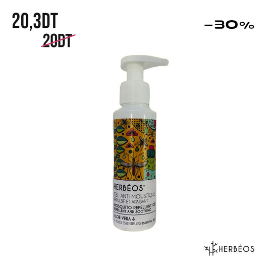 HERBÉOS™ | Gel Anti Moustique Répulsif Apaisant 100 ml