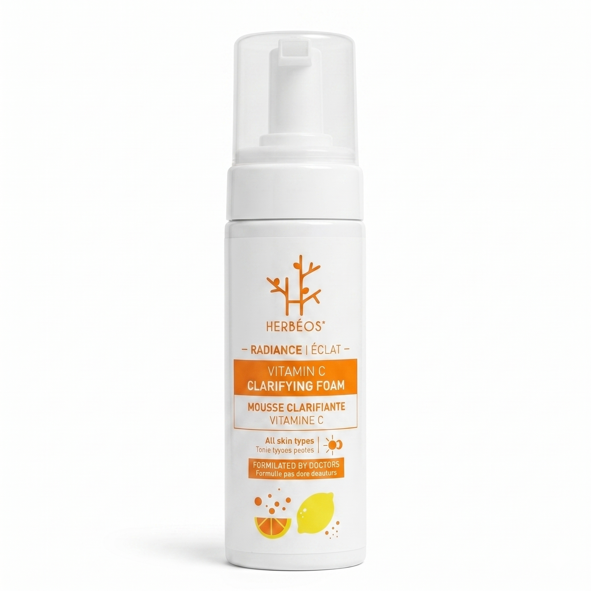 HERBÉOS™ | Mousse Nettoyante Éclat Vitamine C 150 ml