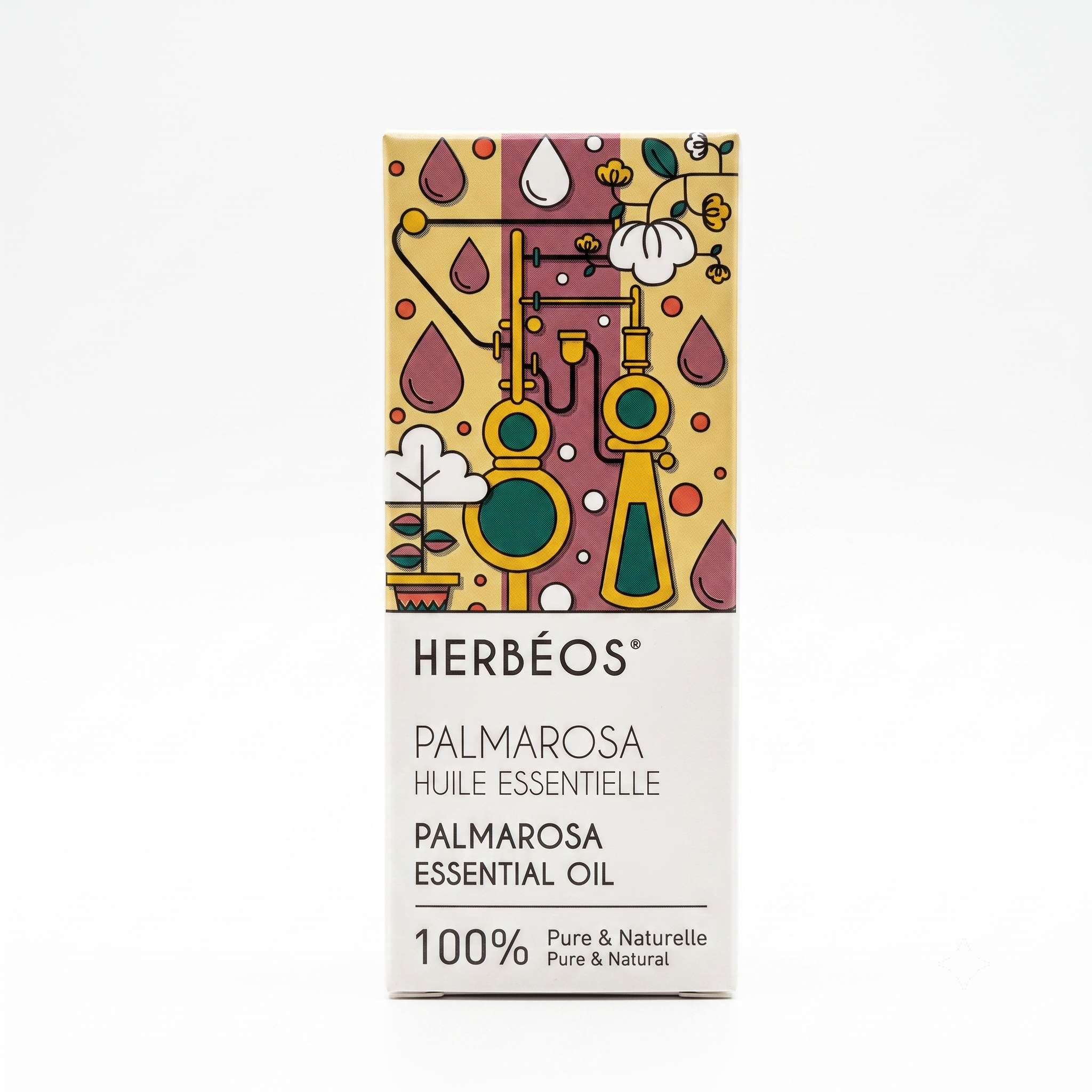 HERBÉOS™ | Huile Essentielle de Palmarosa 5 ml