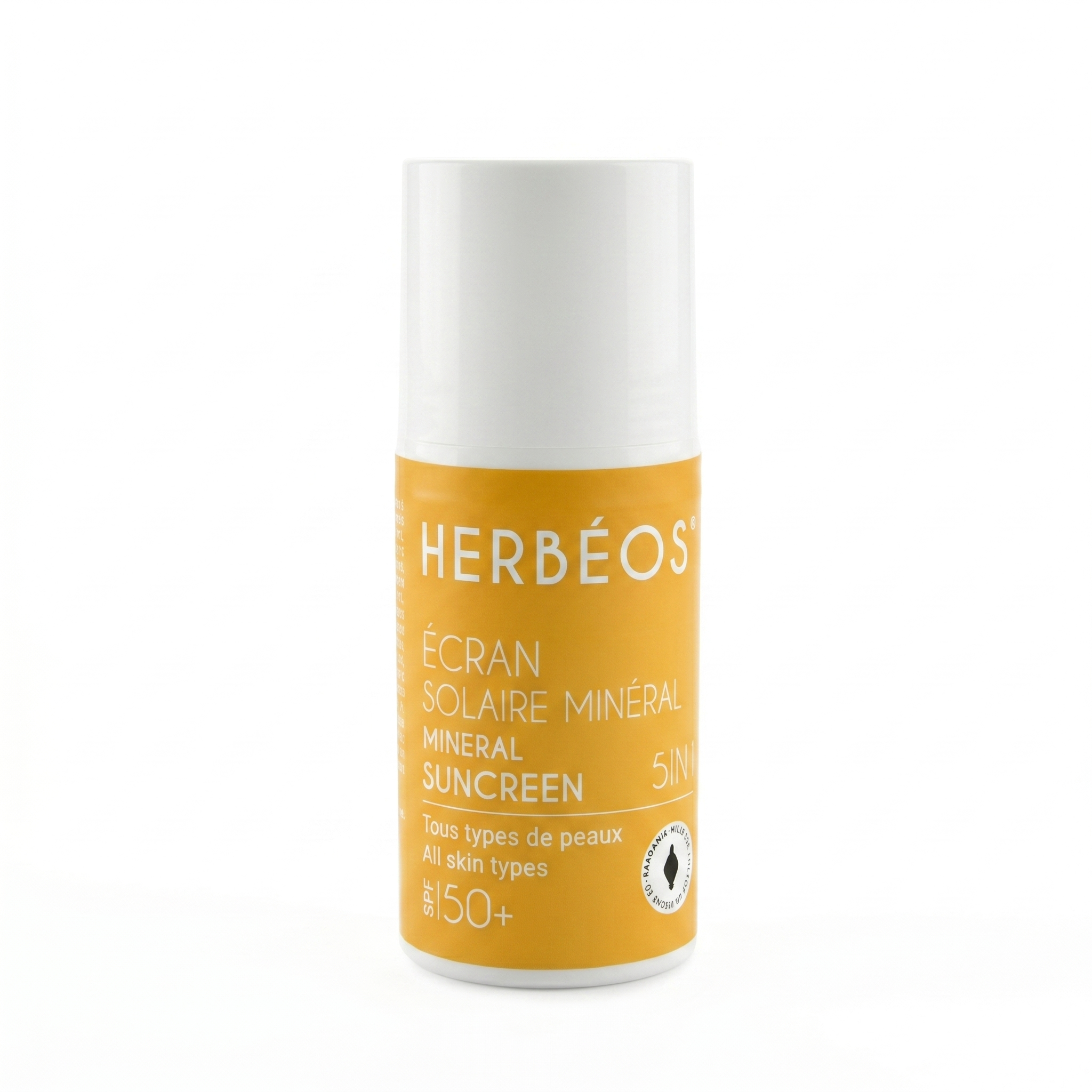 HERBÉOS™ | Écran Solaire Minéral 5 en 1 SPF 50+ 40 ml
