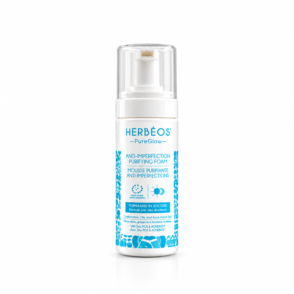 HERBÉOS™ | Mousse nettoyante purifiante Anti-imperfections 150 ml Pure Glow