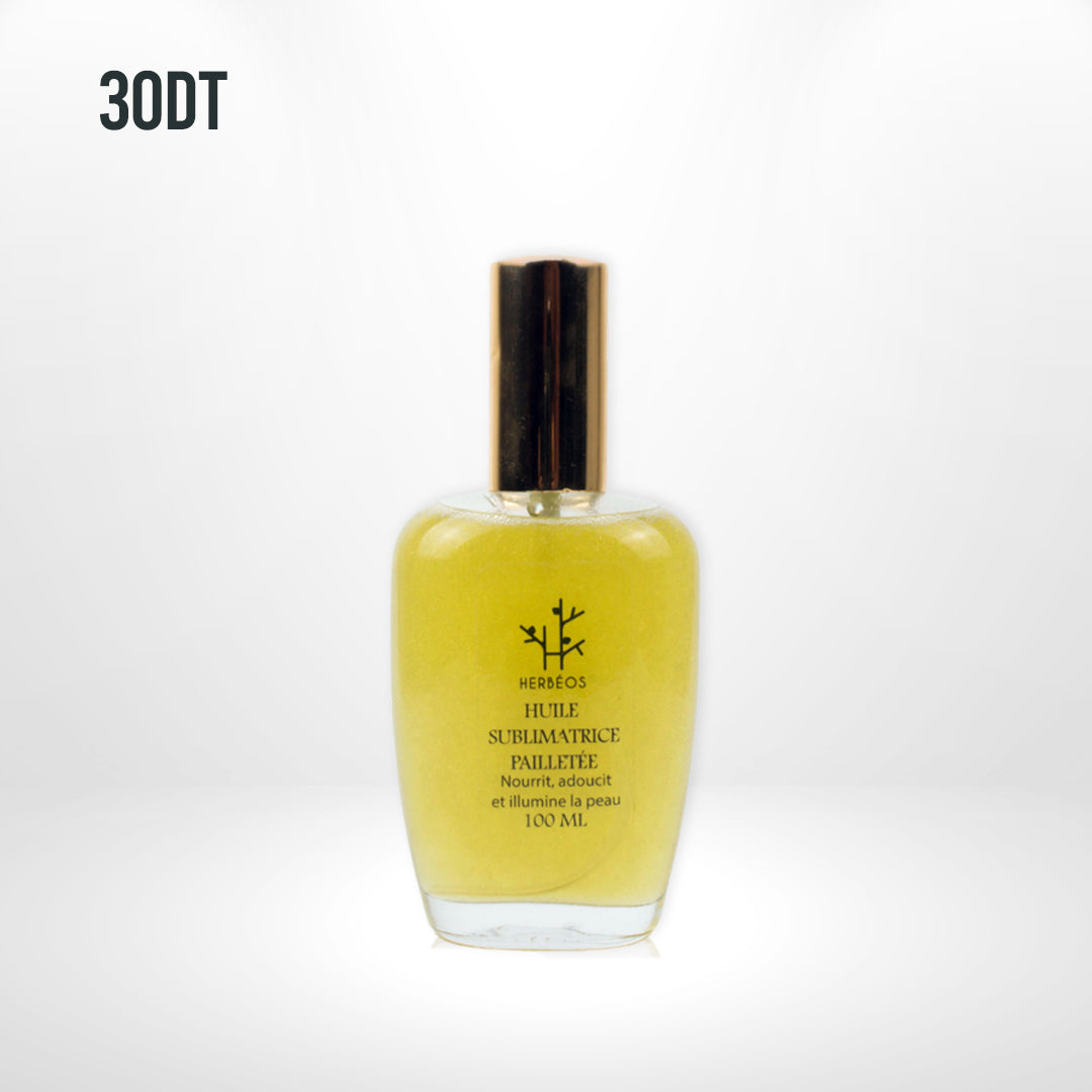 HERBÉOS™ | Huile Bronzante Sublimatrice Pailletée 100 ml