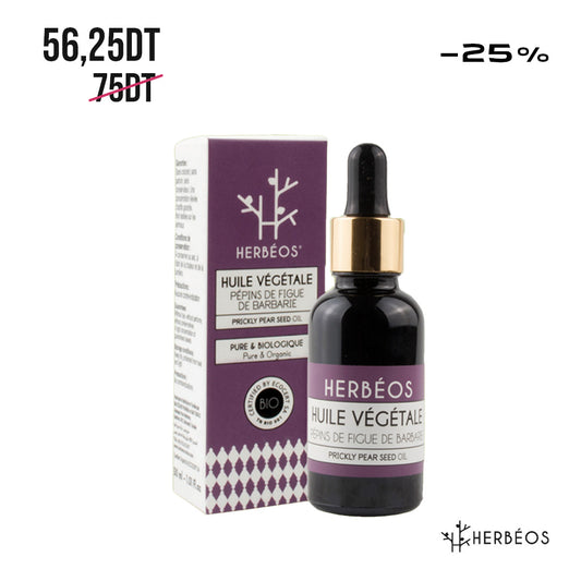 HERBÉOS™ | Huile De Pépins De Figue De Barbarie Bio 30 ml