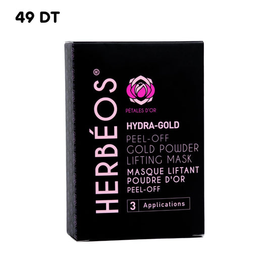 HERBÉOS™ | Hydra Gold – Masque Liftant à la Poudre d’Or Pétales d'Or
