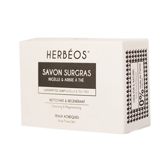 HERBÉOS™ | Savon Surgras Nettoyant Régénérant Peaux Acnéique 100 gr