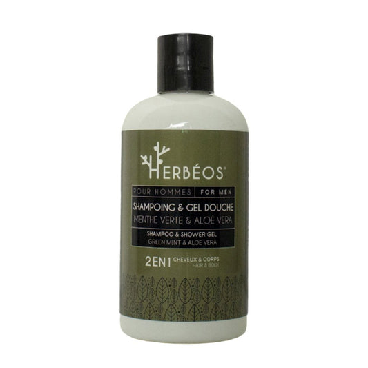 HERBÉOS™ | Shampoing & Gel Douche  Homme (2 en 1) 250 ml