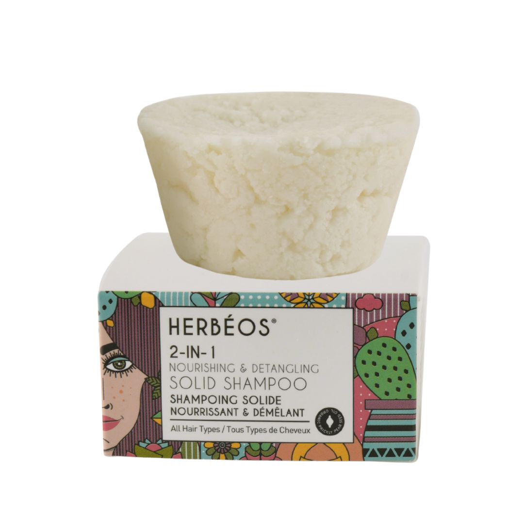 HERBÉOS™ |  Shampoing Solide 2-en-1 Nourrissant & Démêlant 65 gr