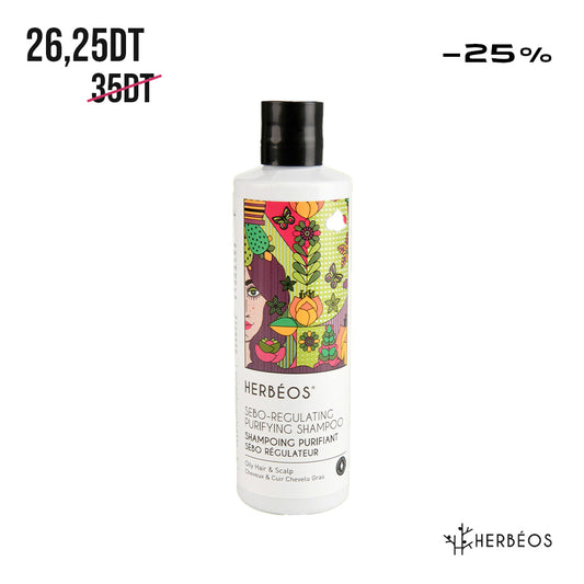 HERBÉOS™ |  Shampoing Purifiant Sébo Régulateur 250 ml