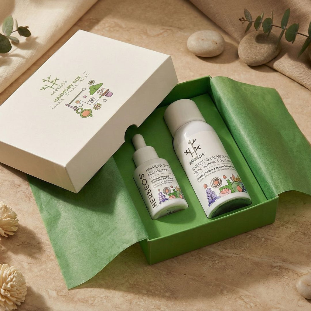 HERBÉOS™ | Coffret Cadeau "Harmony Box" Aromathérapie