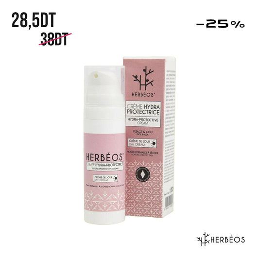 HERBÉOS™ | Crème Hydra Protectrice Jour Peaux Normales à Sèches 30 ml