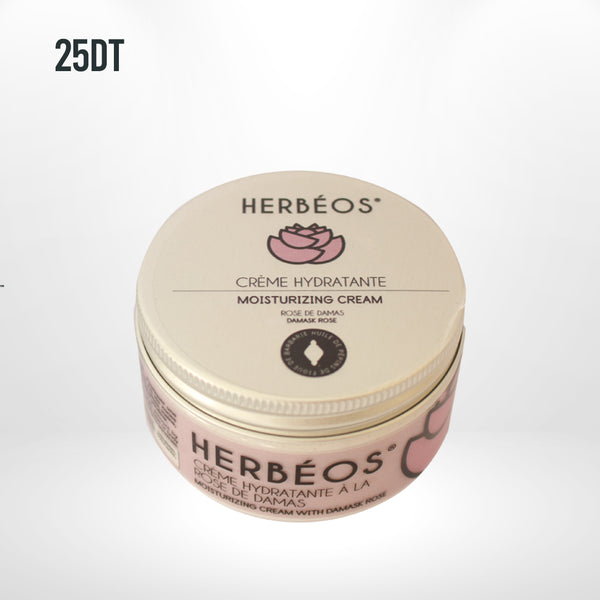 HERBÉOS™ | Crème Hydratante Corps & Mains & Pieds À La Rose De Damas 100 ml