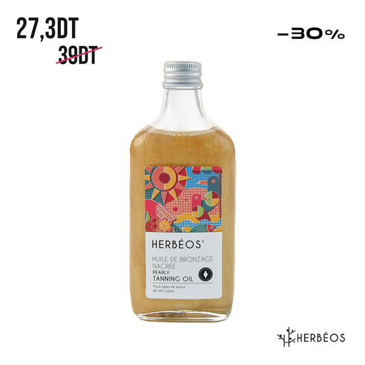 HERBÉOS™ | Huile de bronzage nacrée 100 ml