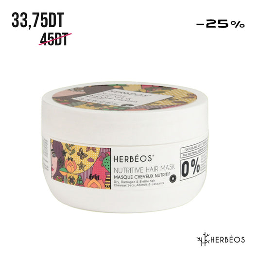 HERBÉOS™ |  Masque Nutritif Cheveux secs, Abimés & Cassants 250 ml