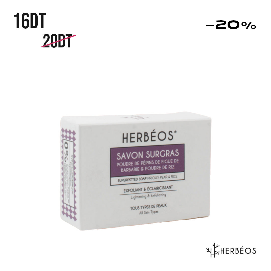 HERBÉOS™ | Savon Surgras Exfoliant Eclaircissant 100 gr