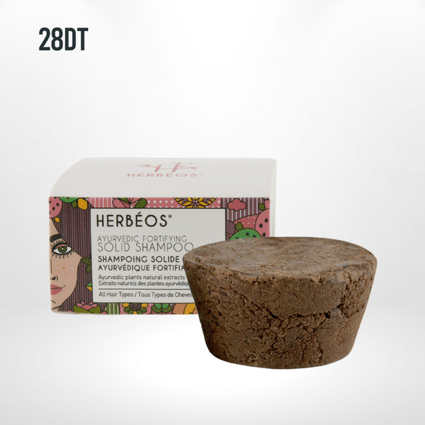 HERBÉOS™ |  Shampoing Solide Ayurvédique Fortifiant 65 gr